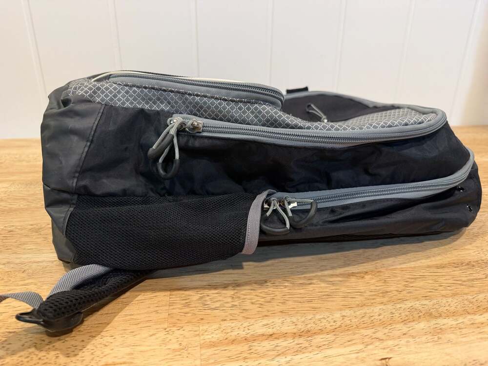 STX Sidewinder Lacrosse Backpack in Black - Picture 8 of 11